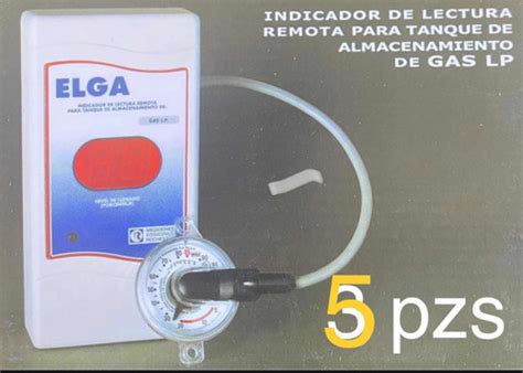 Medidor Digital De Gas Lp Elga X 5 Pzs OOXMEXICO