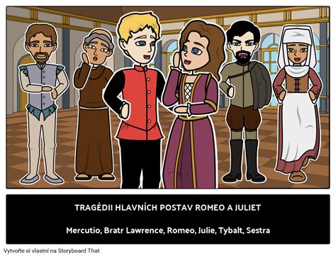 Romeo A Julie Hlavn Postavy Storyboard Von Cs Examples