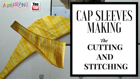 Cap Sleeves Cutting And Stitching Short Sleeves Cutting And Stitching