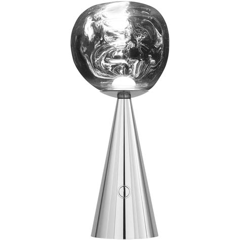 Tom Dixon Melt Portable Lamp Unisex Silver Flannels