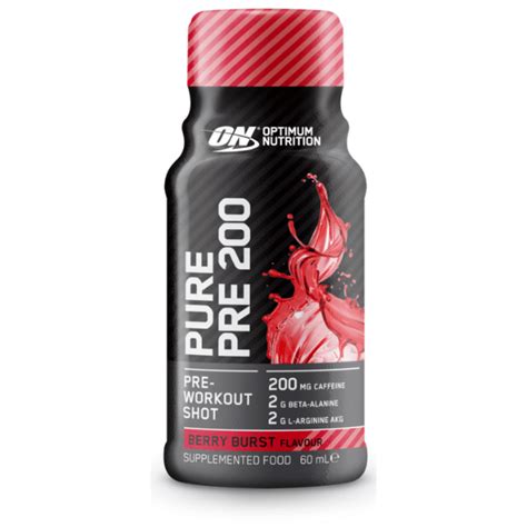 Optimum Nutrition Pure Pre 200 Pre Workout Shot