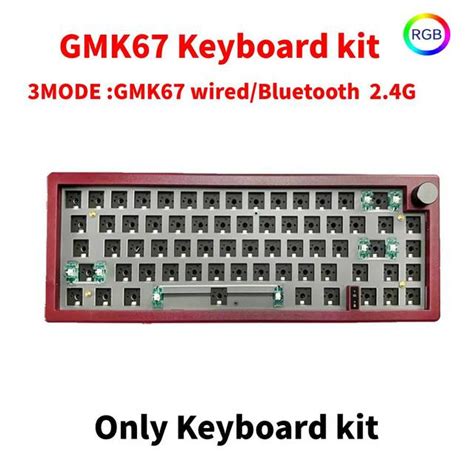 GMK Gasket Bluetooth G Wireless Hot Swappable Customized Mechanical Keyboard Kit RGB
