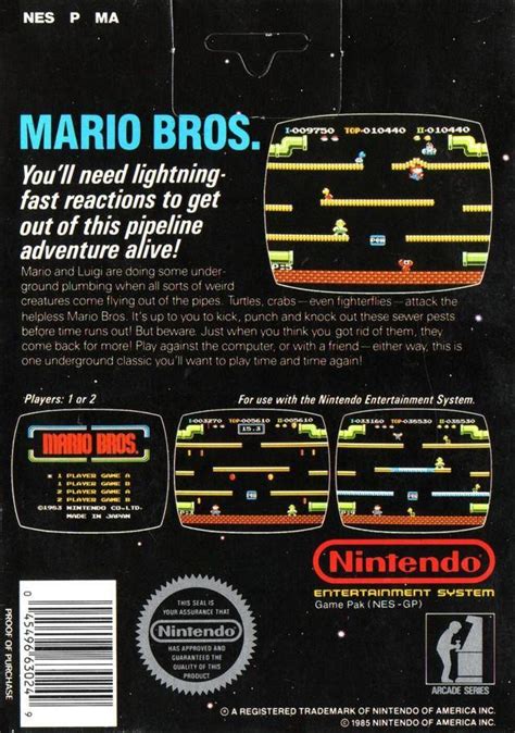 Mario Bros 1984 Box Shot For Commodore 64 GameFAQs