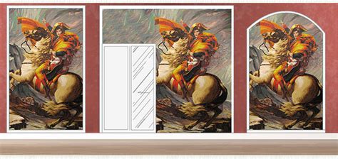 TST Mosaic Murals Famous Picture Napoleon Bonaparte Portrait Painting ...