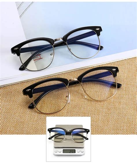 Компьютерные очки, женские ретро очки, оправа очков. Полукруглая оправа ...