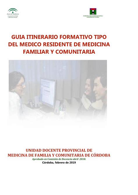 Pdf Guia Itinerario Formativo Tipo Del Medico Residente De Gu A