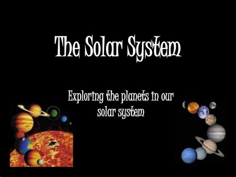 Ppt The Solar System Powerpoint Presentation Free Download Id 5872322