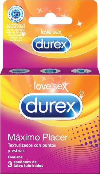 Durex Máximo Placer X3 Condones Durex