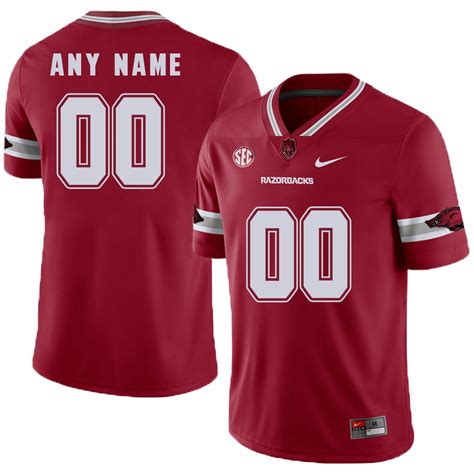 Available Get New Custom Arkansas Razorbacks Jersey