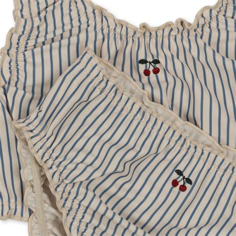 Konges Slojd Collette Bikini Blue Stripe Mio Meraki