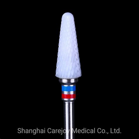 Dental Bullet Shapes White Ceramic Dental Lab Cutter China Dental