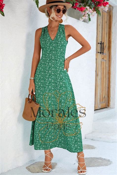 Robe Longue Champ Tre Verte En Livraison Gratuite Conomisez Sur