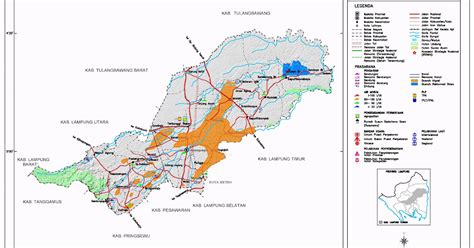 Peta Kabupaten Lampung Tengah