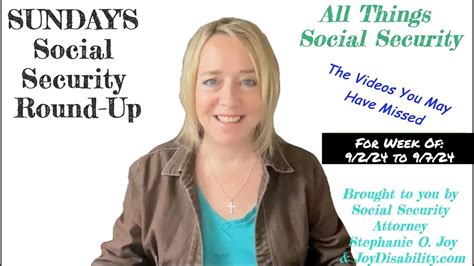 Sunday S Social Security Round Up For Week Of To By