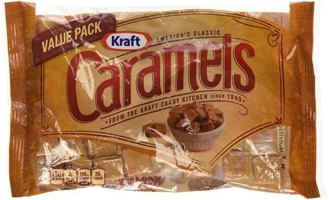 Kraft Caramels Fudgies Chocolate 4 Ounce Pack Of 12