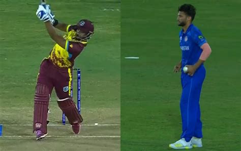 Watch Nicholas Pooran Smacks Azmatullah Omarzai For Runs In An Over