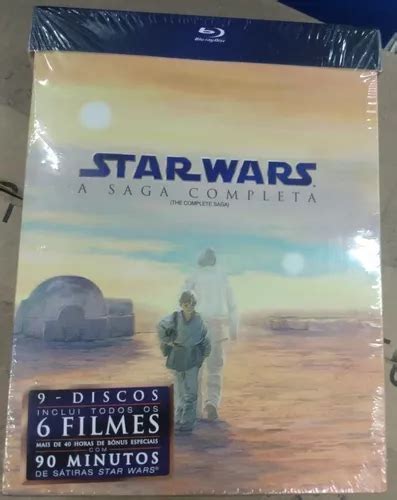 Blu Ray Star Wars A Saga Completa 9discos Dig Lacrado