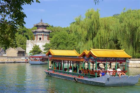 Lake Kunming In Summer Palace Beijing Editorial Photo Image Of