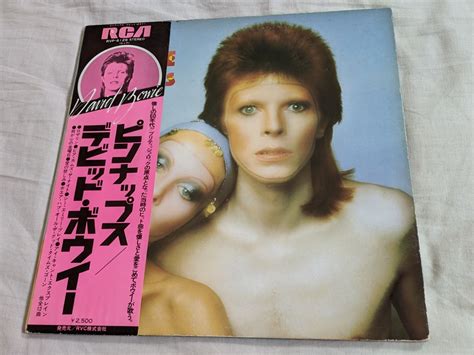 【やや傷や汚れあり】デビッドボウイ David Bowie Lpレコード ピンナップス Rvp 6129 国内盤 帯付き ライナー無し 12