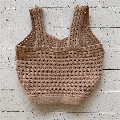 Cropped Modal Detalhe Pontos Vazados Nude Dondoca Moda Feminina