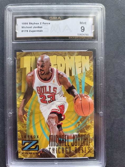 Skybox Z Force Michael Jordan Zuperman Gma Mint Chicago