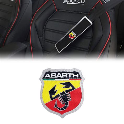 Toppa Adesiva Ufficiale Abarth Scudetto Per Copri Cintura Motorstile