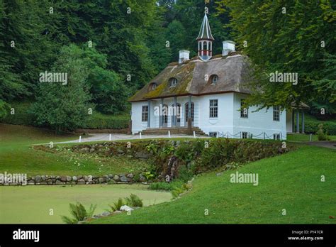 View Of Liselund Manor House Møn Island Denmark Scandinavia Europe