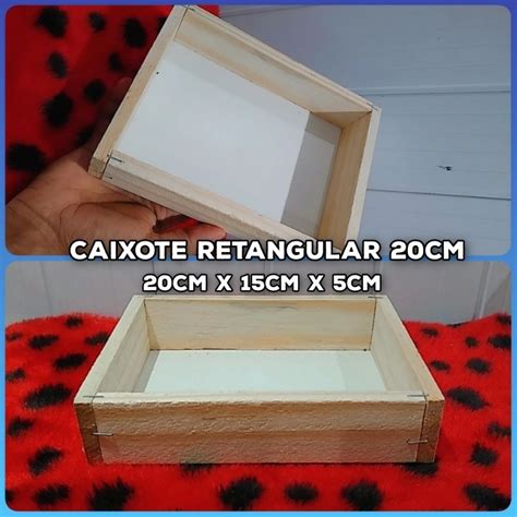 KIT 10 CAIXOTES RETANGULARES 20CM Shopee Brasil