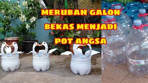 Cara Membuat Pot Karakter Angsa Dari Galon Bekas YouTube