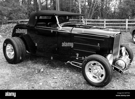 Hot Rod Black And White Stock Photos Images Alamy