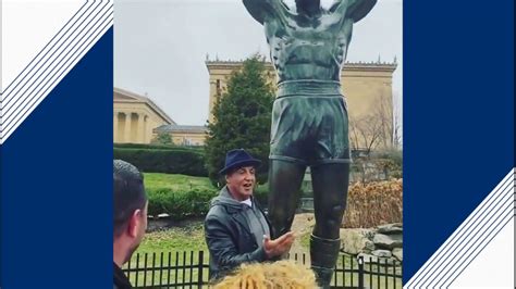 Sylvester Stallone surprises fans at ‘Rocky’ statue - Good Morning America