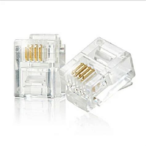 4P4C Modular Plug at | मॉड्यूलर प्लग in New Delhi | ID: 26122088197