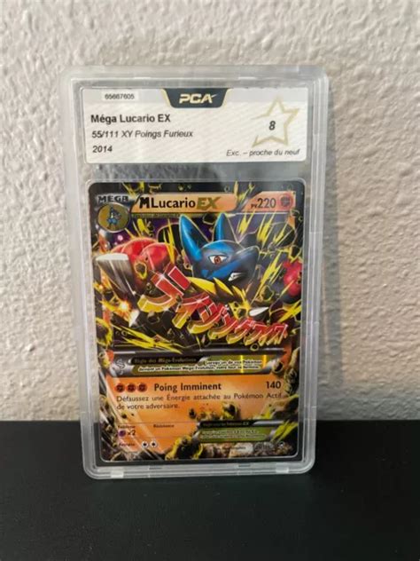 Carte Pok Mon M Ga Lucario Ex Xy Poings Furieux Pca Eur