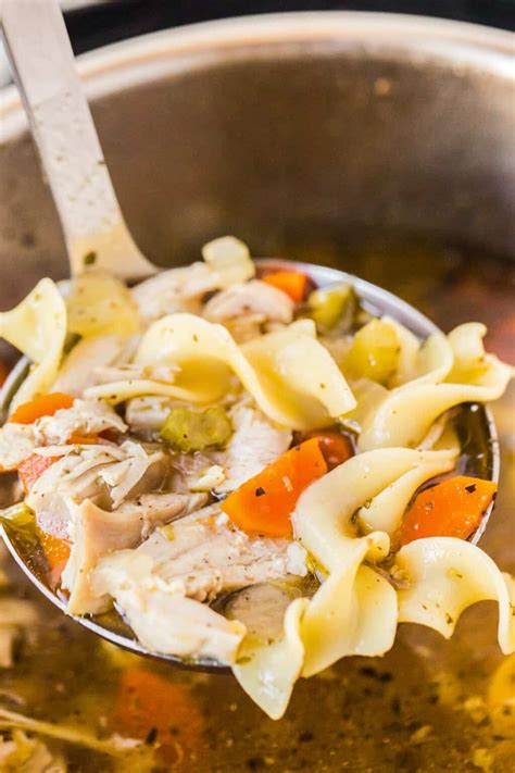 instant pot chicken noodle soup recipe easy chicken recipes