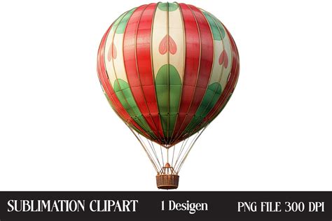 Watercolor Hot Air Balloon Clipart Graphic By Creative Design House Creative Fabrica