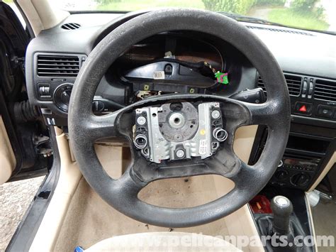 Volkswagen Jetta Mk4 Steering Wheel Removal Jetta Mk4 2 0L 1998 2005