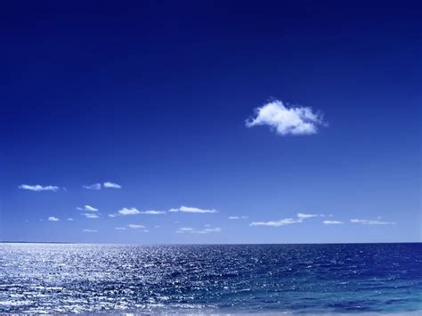 Blue Sea Horizon Sky Cloud HD Wallpaper Pxfuel