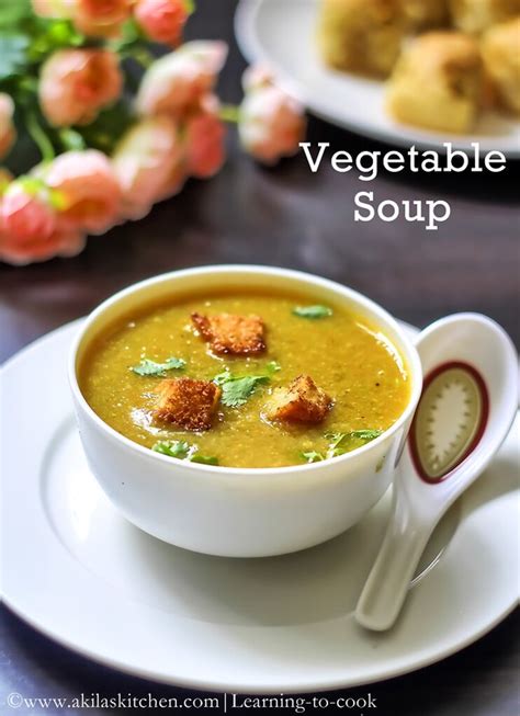 Learning-to-cook: How to make Thick Vegetable Soup | Easy Soup Recipes