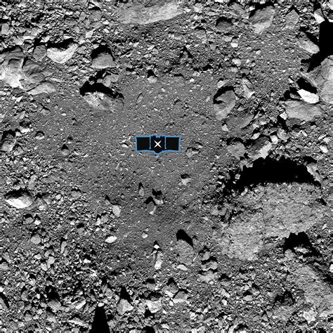 Bennu Sample Site with OSIRIS-REx Overlay | The Planetary Society