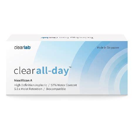 Wyrób medyczny Clear Lab Clear All day Soczewki wielodniowe