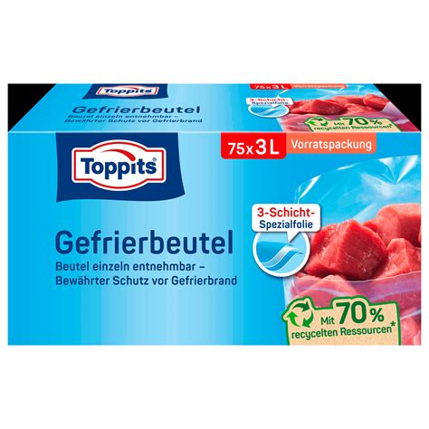 Toppits Gefrierbeutel Mit Standboden L St Ck Bei Rewe Online