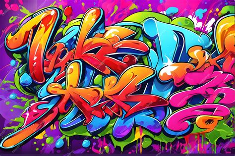 Premium Ai Image Graffiti Background Graffiti Wallpaper Graffiti