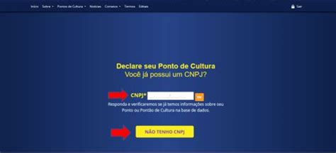 Não Consegue Realizar O Seu Cadastro Na Plataforma Rede Cultura Viva