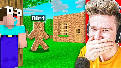 Cz Owiek Z Dirta Troll Na Widzu Xd Minecraft Extreme Youtube