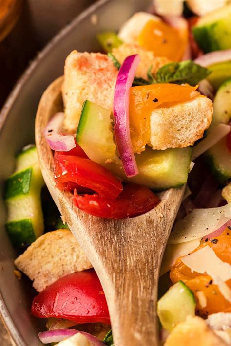 Panzanella Salad Tomato And Bread Salad XoxoBella