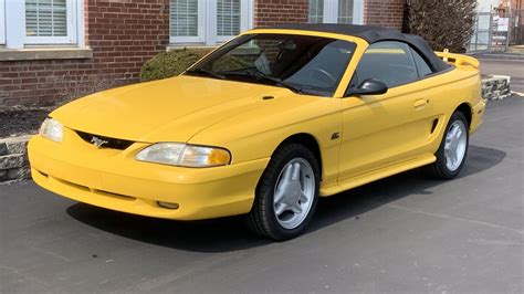 1994 Ford Mustang Gt Convertible For Sale At Auction Mecum Auctions