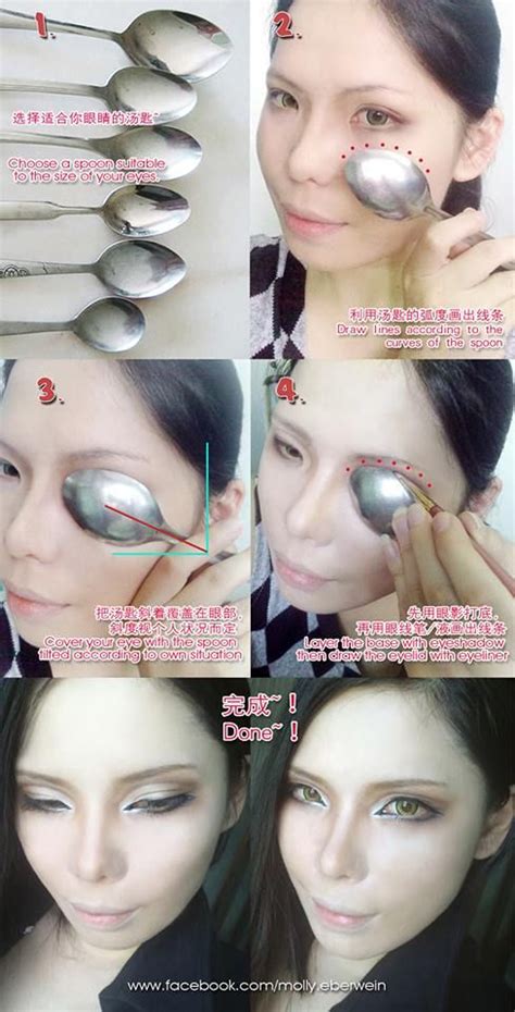 The Spoon Method Of Anime Eyes Anime Eye Makeup Cosplay Makeup