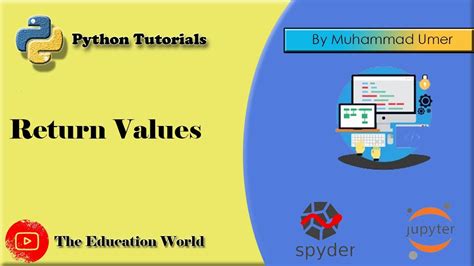 Return Values Functions In Python Youtube