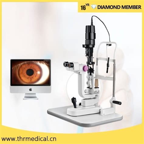 Ophthalmic Equipment 3 Step Magnification Portable Slit Lamp Microscope