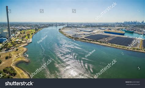 Aerial Panoramic View Newport Power Station Stock Photo 625016861 ...